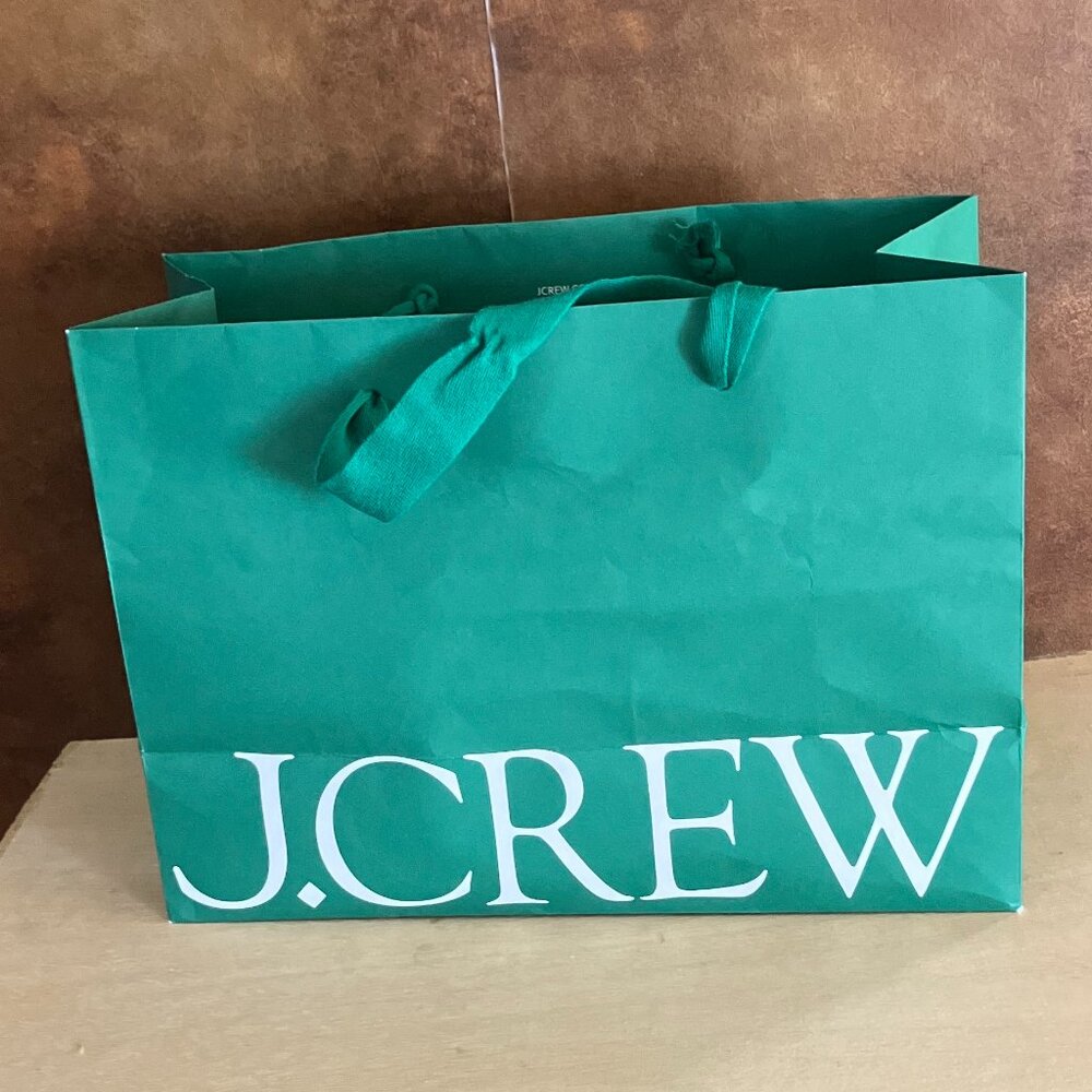 J Crew Paper Shopping Bag
